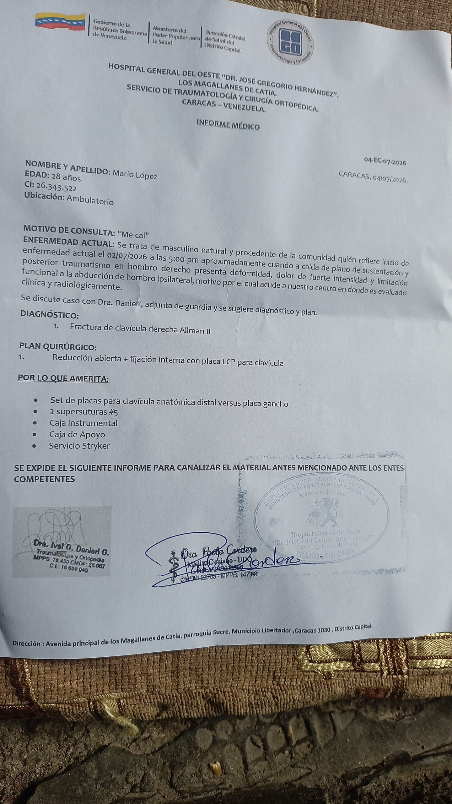 Foto reporte
